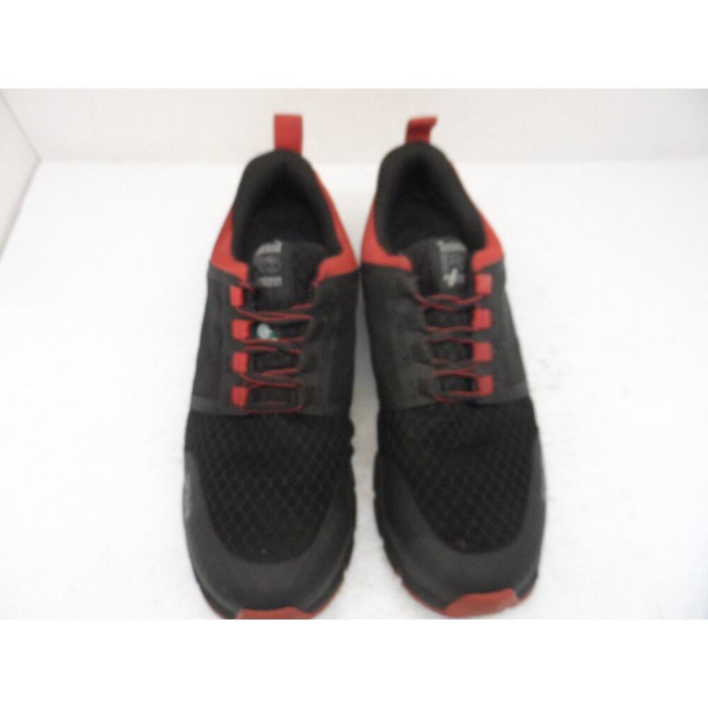 Timberland PRO Men's Radius Comp Toe Work Shoe Black/Red Size 9.5W - Picture 10 of 13